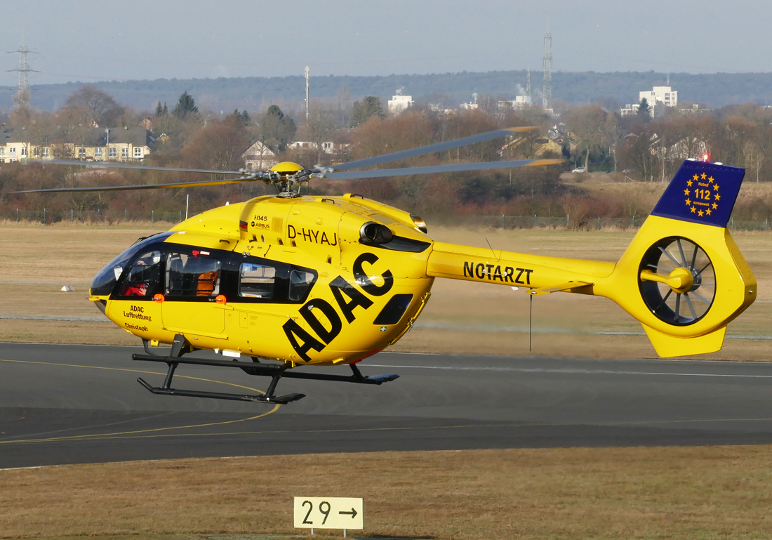 EC 135P-2, D-HYAJ ADAC hovert in EDKB - 18.01.2017