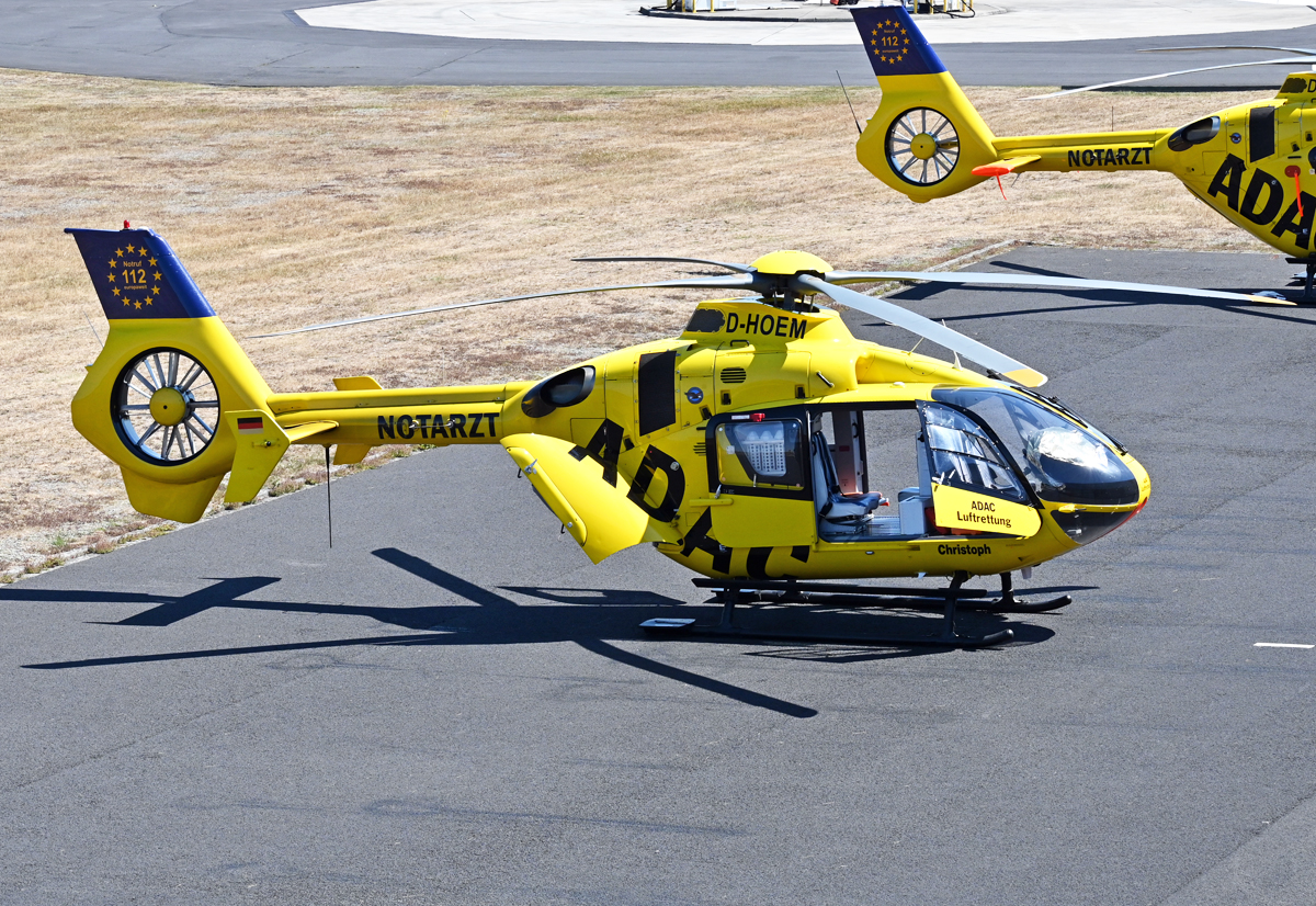EC 135P-2 des ADAC, D-HOEM in EDKB - 07.08.2020
