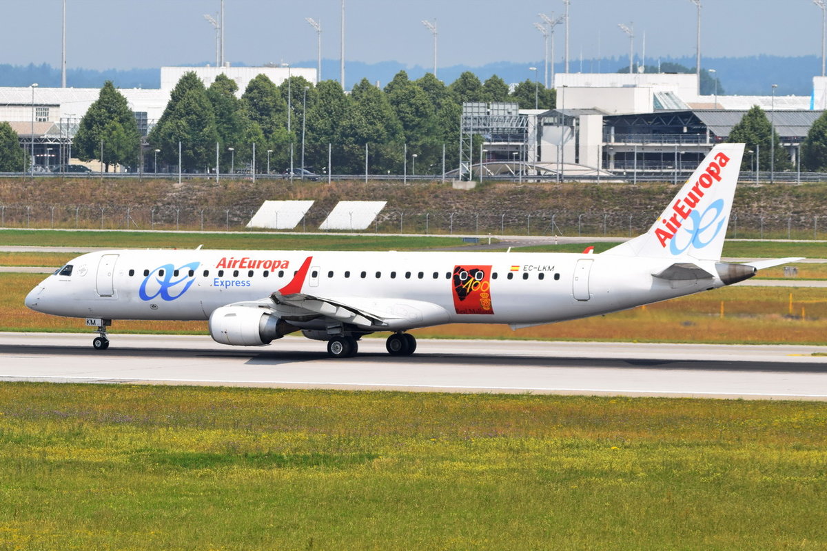 EC-LKM Air Europa Embraer ERJ-195LR (ERJ-190-200 LR)   , MUC , 21.06.2017