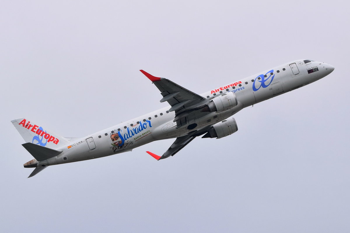 EC-LKX Air Europa Express Embraer ERJ-195LR (ERJ-190-200 LR)  , MUC , 11.05.2018