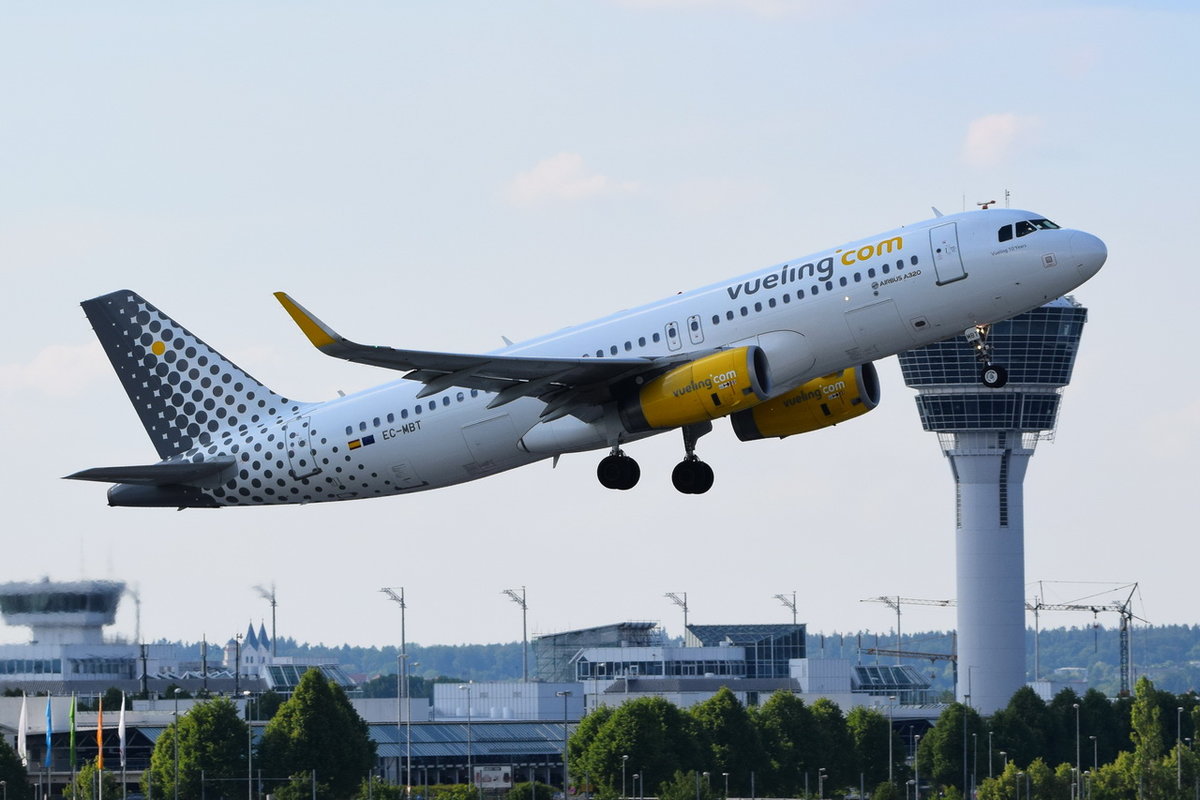 EC-MBT Vueling Airlines Airbus A320-232(WL)  , MUC , 21.05.2018