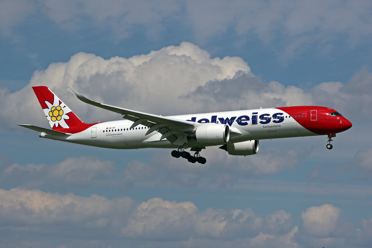 Edelweiss Air, HB-IHF, Airbus A350-941, msn: 363,  Piz Bernina , 24.August 2025, ZRH Zürich, Switzerland.