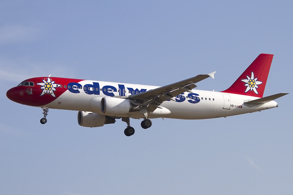 Edelweiss Air, HB-IJV, Airbus, A320-214, 18.05.2014, BRU, Brüssel, Belgium 




