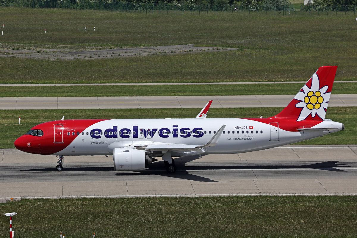 Edelweiss Air, HB-JDB, Airbus A320-271N, msn: 9373,  Hoch-Ybrig , 25.Mai 2026, ZRH Z�rich, Switzerland.