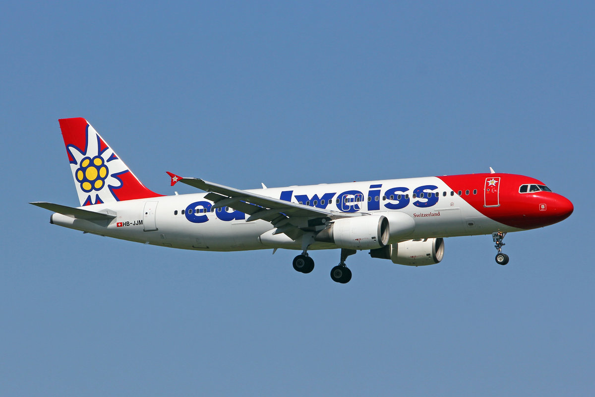 Edelweiss Air, HB-JJM, Airbus A320-214, msn: 2627,  Brienzer Rothorn , 05.September 2018, ZRH Zürich, Switzerland.