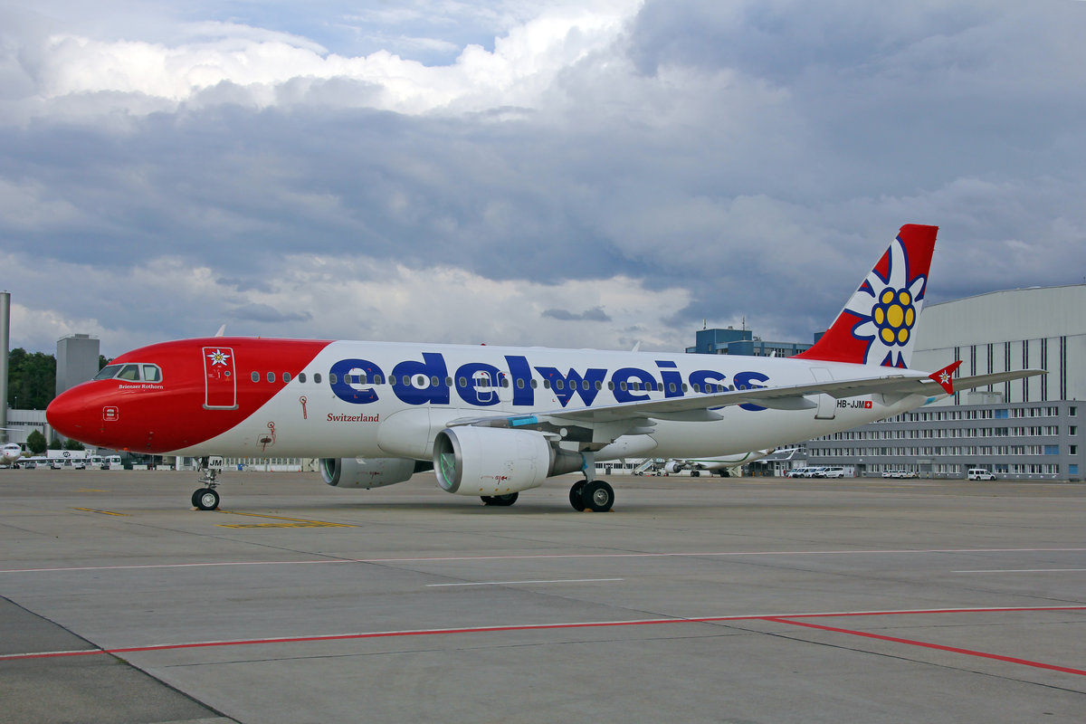 Edelweiss Air, HB-JJM, Airbus A320-214, msn: 2627,  Brienzer Rothorn , 28.Juni 2020, ZRH Zürich, Switzerland.