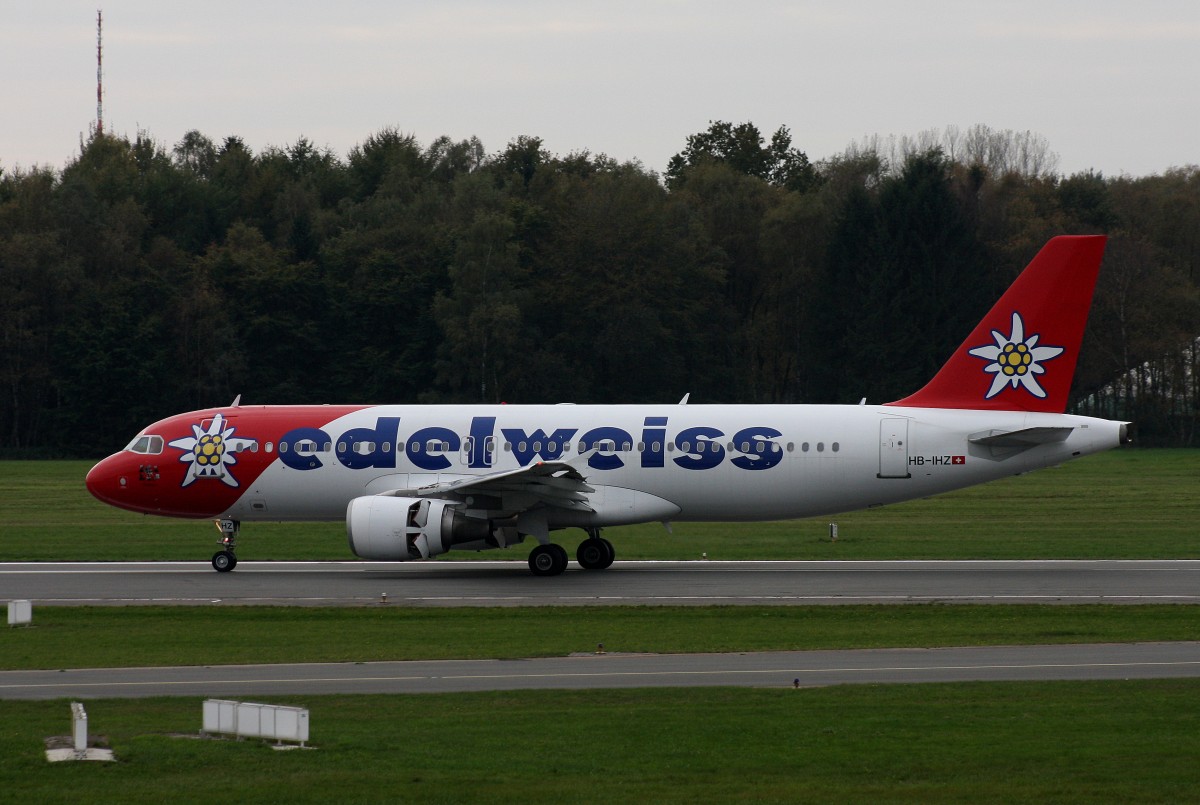 Edelweiss,HB-IHZ, (c/n 1026),Airbus A 320-214,26.10.2014,HAM-EDDH, Hamburg, Germany 