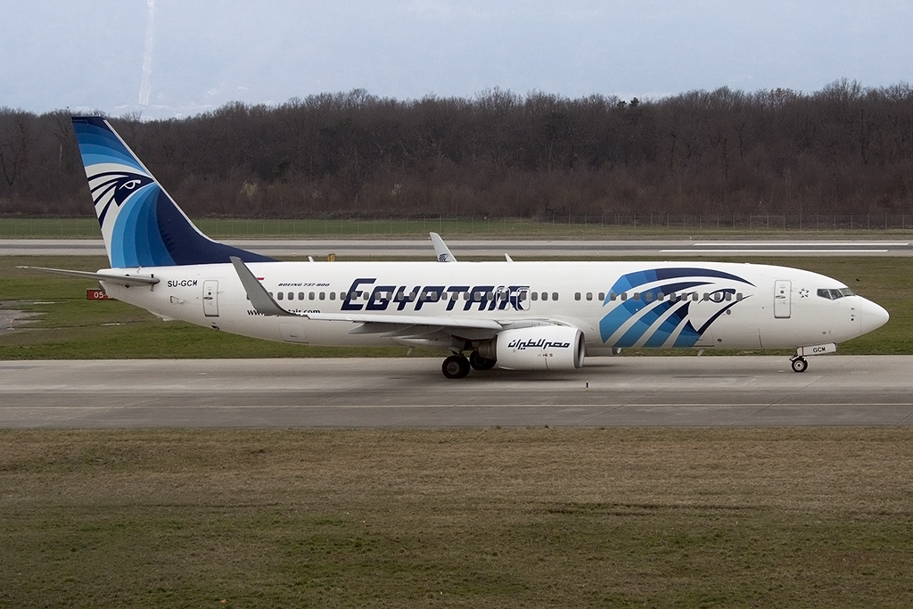 Egypt Air, SU-GCN, Boeing, B737-866, 28.03.2015, GVA, Geneve, Switzerland 


