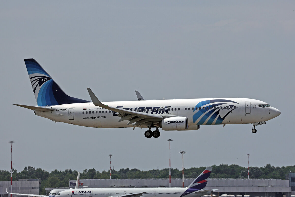 Egypt Air, SU-GEK, Boeing B737-866, msn: 63803/6467, 29.Juni 2026, MXP Milano Malpensa, Italy.