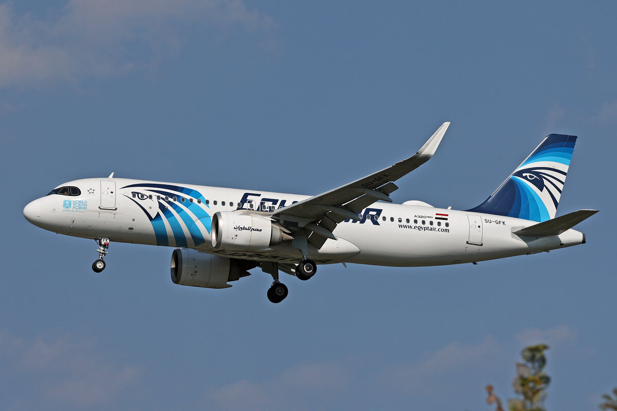 Egypt Air, SU-GFK, Airbus A320-251N, msn: 9519, 04.Juli 2024, MXP Milano Malpensa, Italy.
