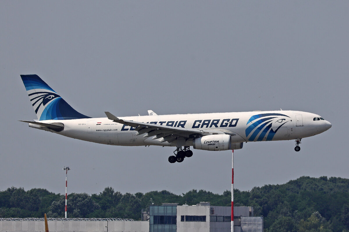 Egyptair, Cargo SU-GCJ, Airbus A330-243P2F, msn: 709, 28.Juni 2026, MXP Milano Malpensa, Italy.