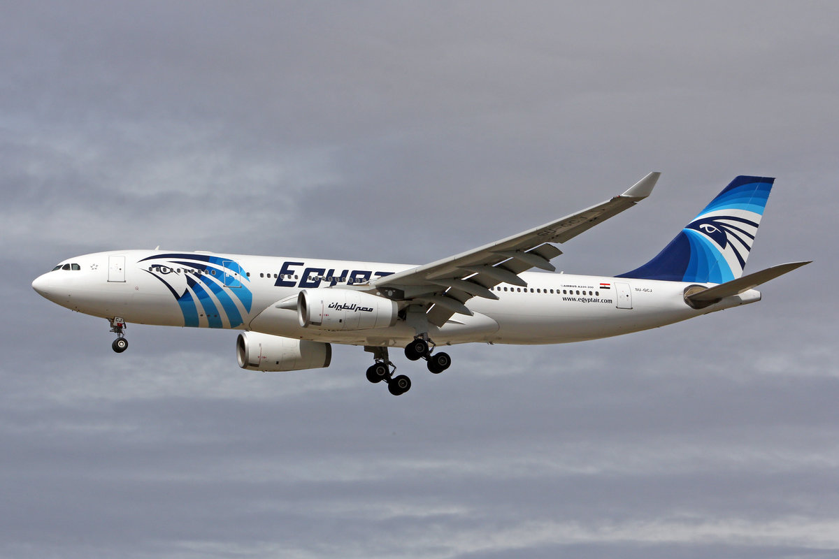 Egyptair, SU-GCJ, Airbus A330-243, msn: 709, 14.April 2014, FRA Frankfurt, Germany.