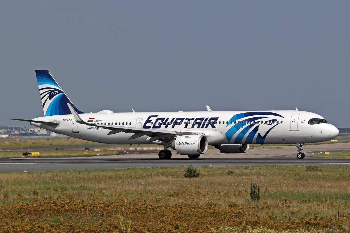 Egyptair, SU-GFX, Airbus A321-251NX, msn: 11557, 14.August 2025, FRA Frankfurt, Germany.