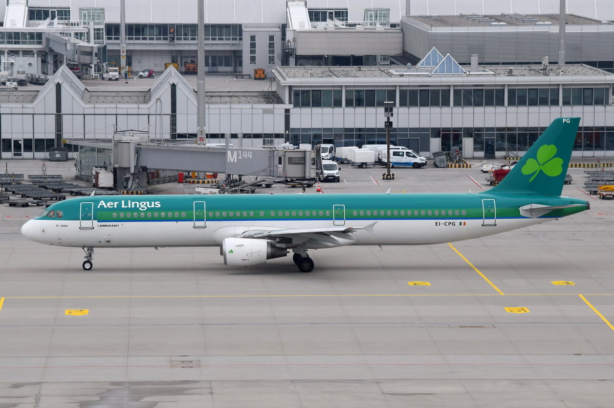 EI-CPG Aer Lingus Airbus A321-211  in München am 14.05.2016 zum Start