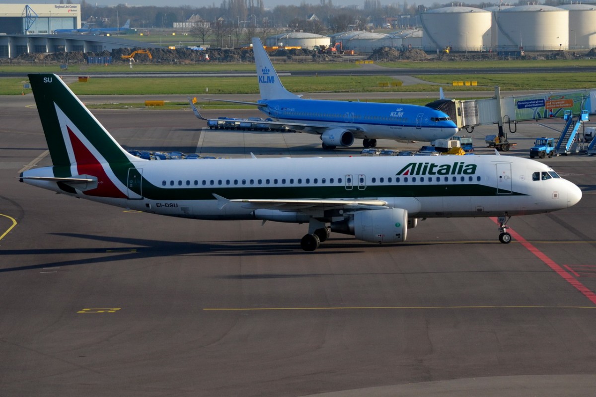EI-DSU Alitalia Airbus A320-216   09.03.2014  Amsterdam-Schiphol