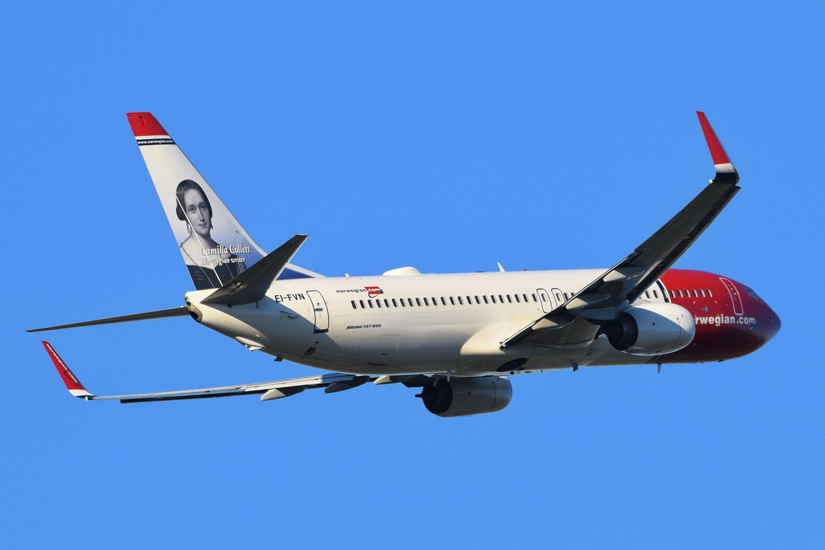 EI-FVN Norwegian Air International Boeing 737-8JP(WL) , 13.10.2018