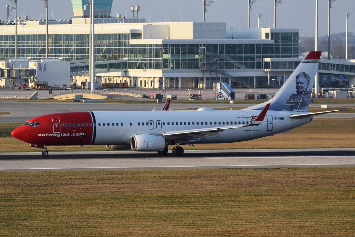 EI-GBI Norwegian Air International Boeing 737-8JP(WL) , 30.03.2019 , MUC