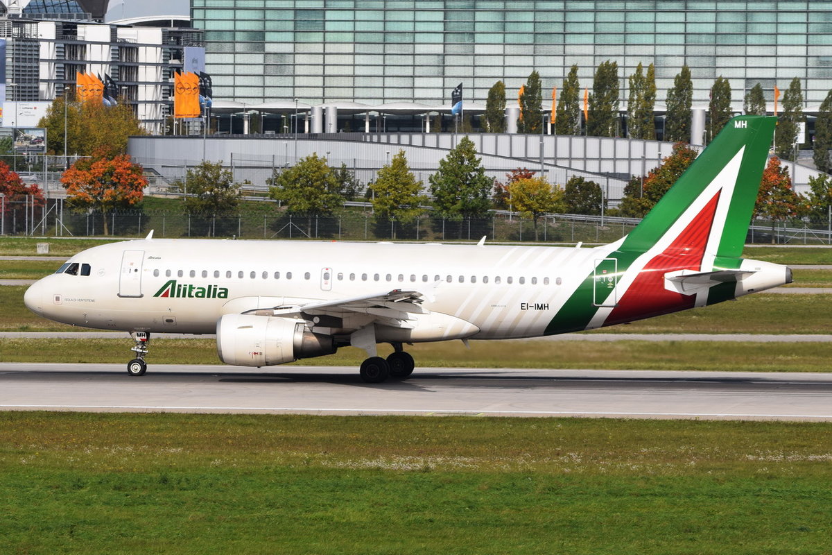 EI-IMH Alitalia Airbus A319-112 , MUC , 04.10.2017