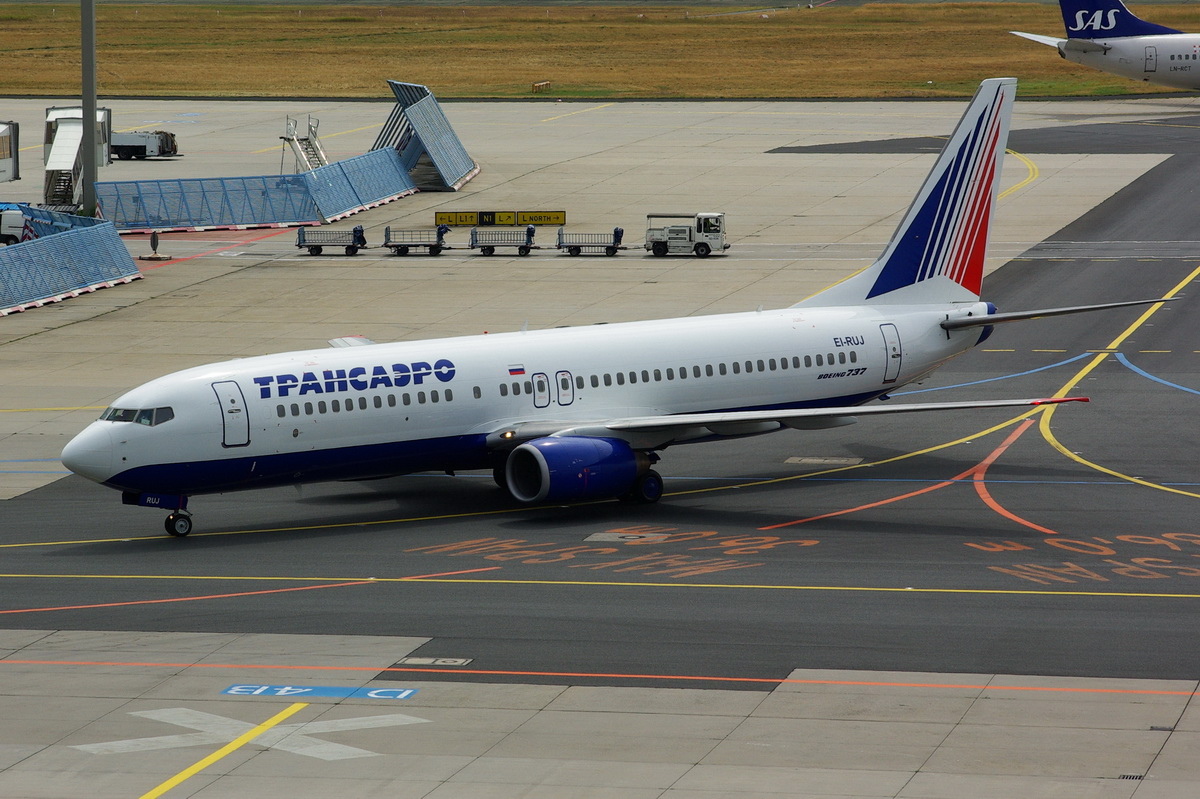 EI-RUJ Transaero Airlines Boeing 737-81Q     08.08.2013

Flughafen Frankfurt