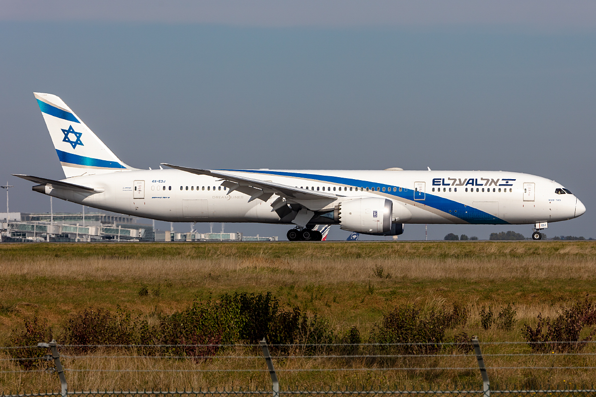 El Al, 4x-EDJ, Boeing, B787-9, 10.10.2021, CDG, Paris, Franc