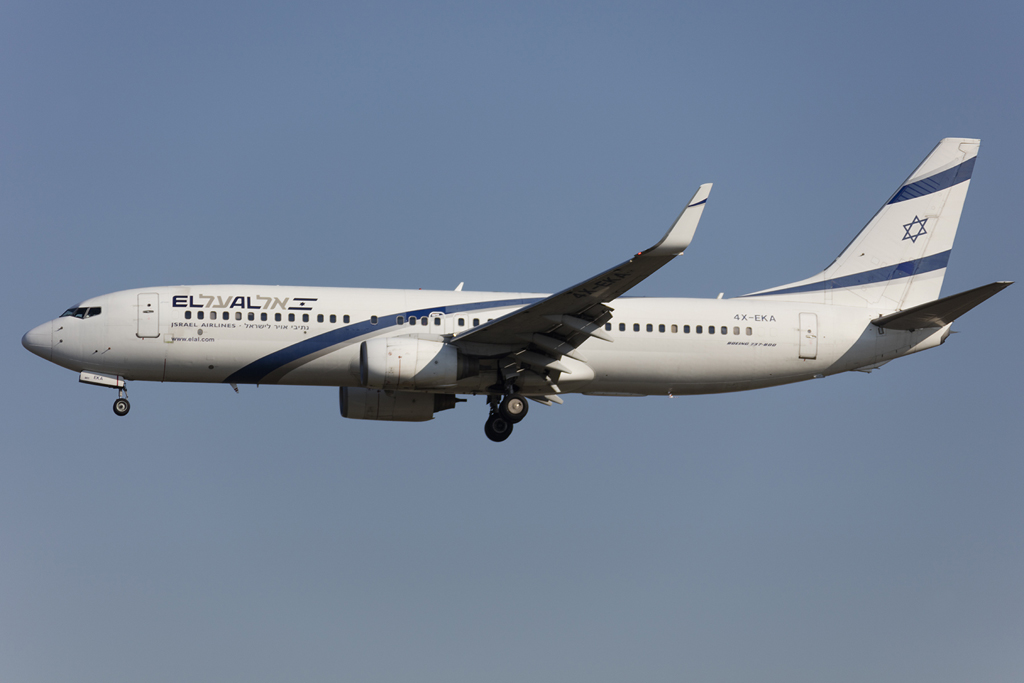 El Al, 4X-EKA, Boeing, B737-858, 30.08.2015, FRA, Frankfurt, Germany




