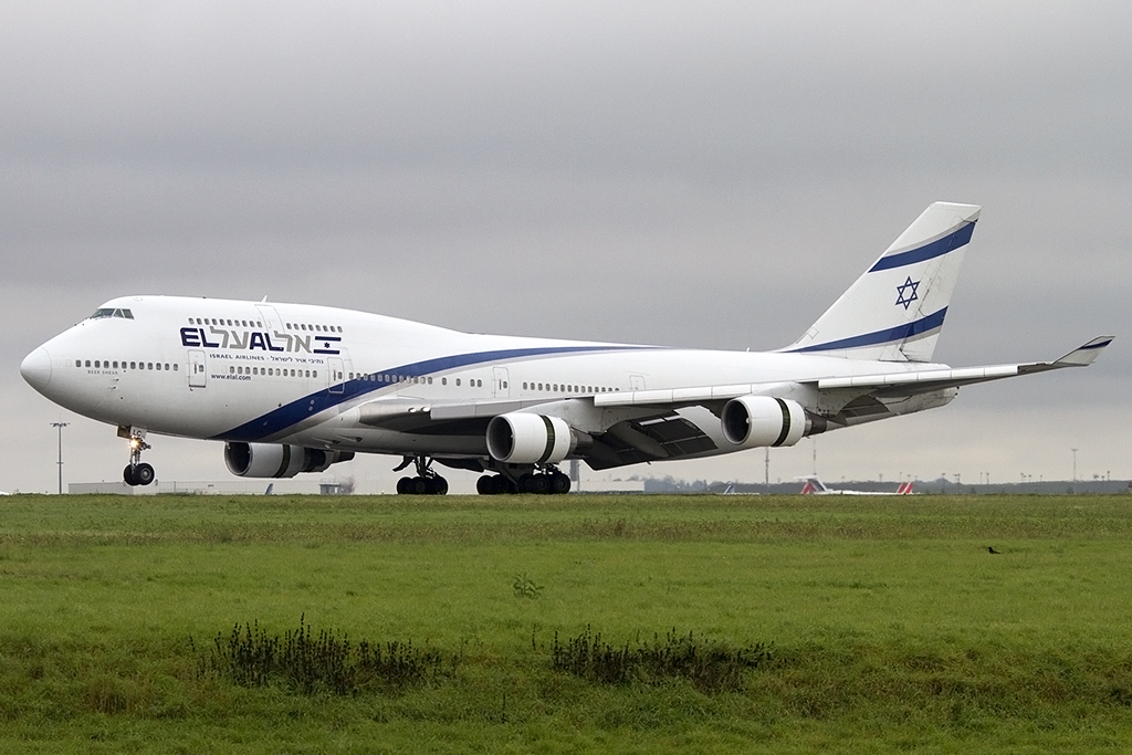 El Al, 4X-ELC, Boeing, B747-458, 20.10.2013, CDG, Paris, France



