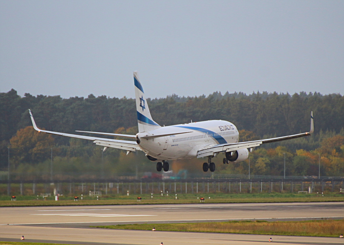 EL AL, Boeing B 737-86Q, 4X-EKO, BER, 10.10.2025