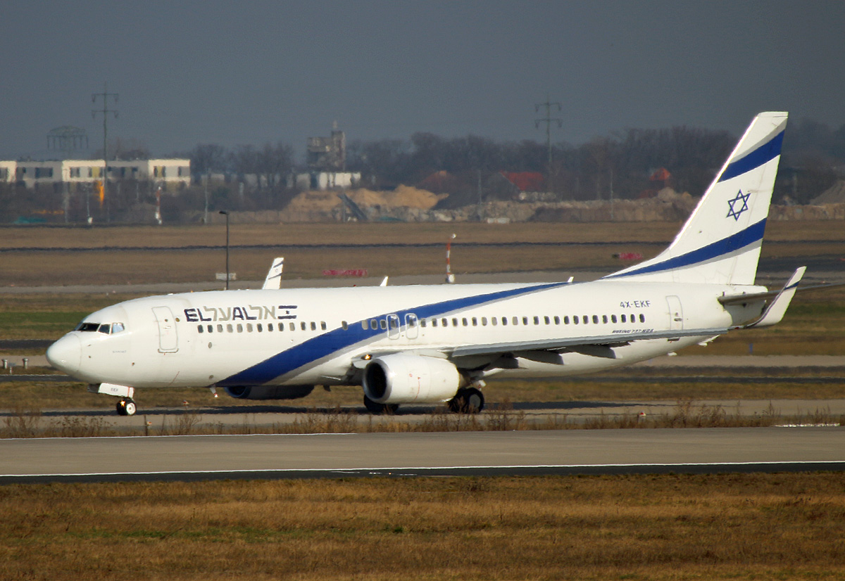 EL AL, Boeing B 737-8HX, 4X-EKP, BER, 03.03.2024