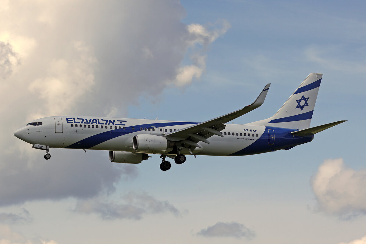 EL AL Israel Airlines, 4X-EKP, Boeing B737-8Q8, msn: 30639/935,  Nahariya , 17.Mai 2026, ZRH Z�rich, Switzerland.