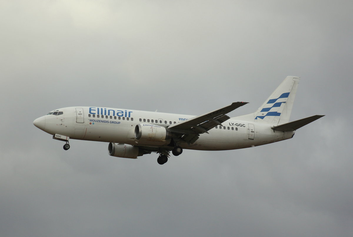 Ellianair, LY-GGC, (c/n 24492),Boeing 737-3Q8, 29.10.2016, HAM-EDDH, Hamburg, Germany 