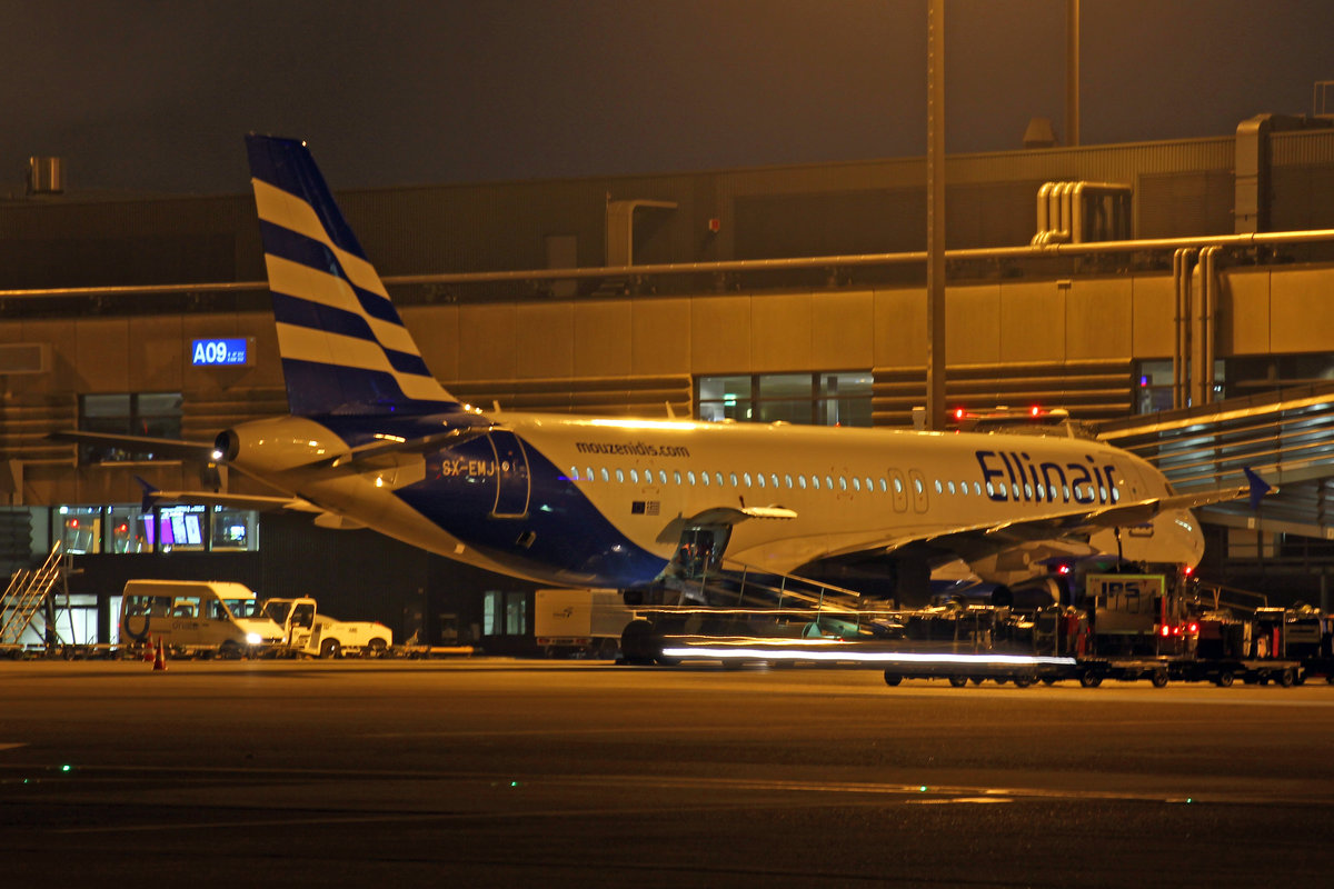 Ellinair, SX-EMJ, Airbus A320-214, msn: 1637, 26.Dezember 2018, ZRH Zürich, Switzerland.