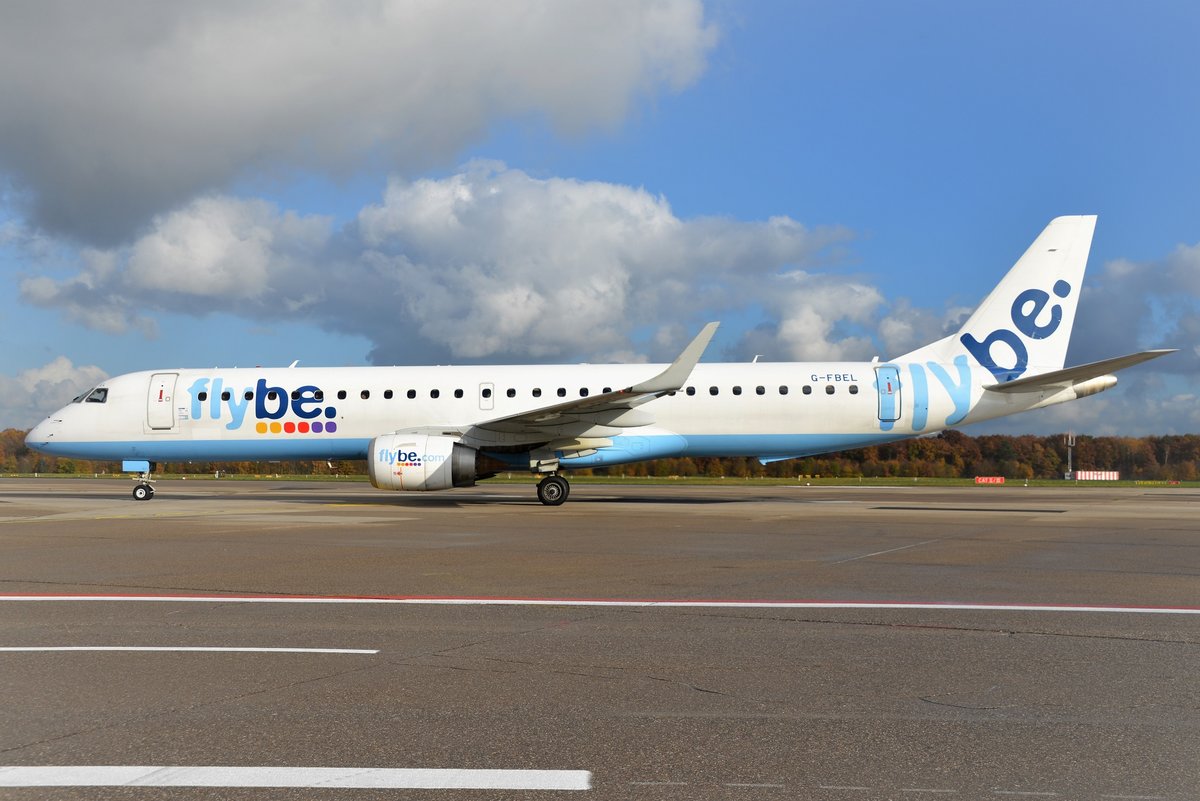 Embraer ERJ-195LR 190-200LR - BE BEE FlyBe - 19000184 - G-FBEL - 17.11.2017 - CGN