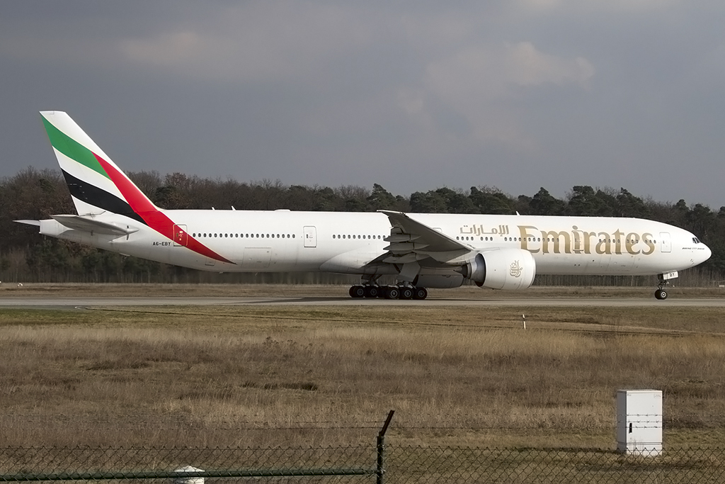 Emirates, A6-EBY, Boeing, B777-31H-ER, 05.03.2014, FRA, Frankfurt, Germany 



