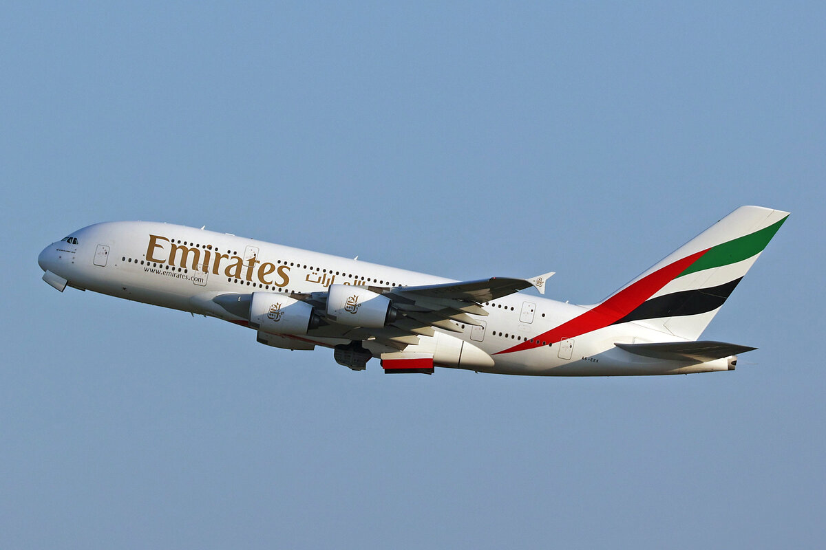 Emirates, A6-EEK, Airbus A380-861, msn: 132, 07.Juli 2023, LHR London Heathrow, United Kingdom.