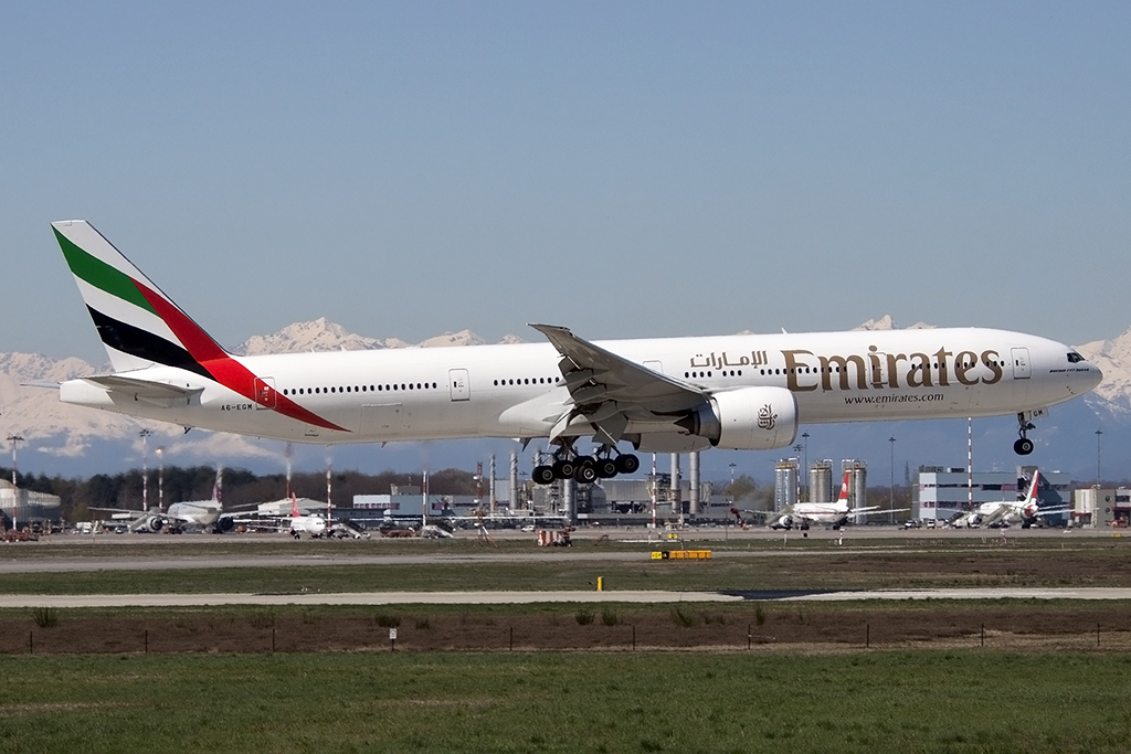 Emirates, A6-EGM, Boeing, B777-31H-ER, 06.04.2015, MXP, Mailand-Malpensa, Italy






