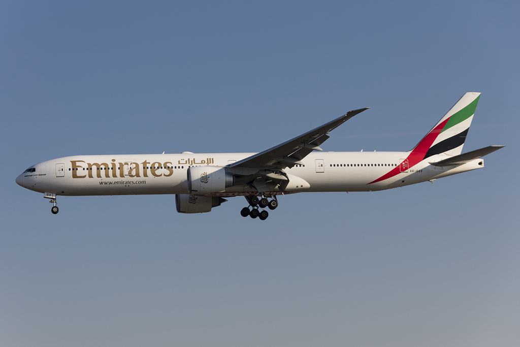 Emirates, A6-EGV, Boeing, B777-31H-ER, 30.08.2015, FRA, Frankfurt, Germany


