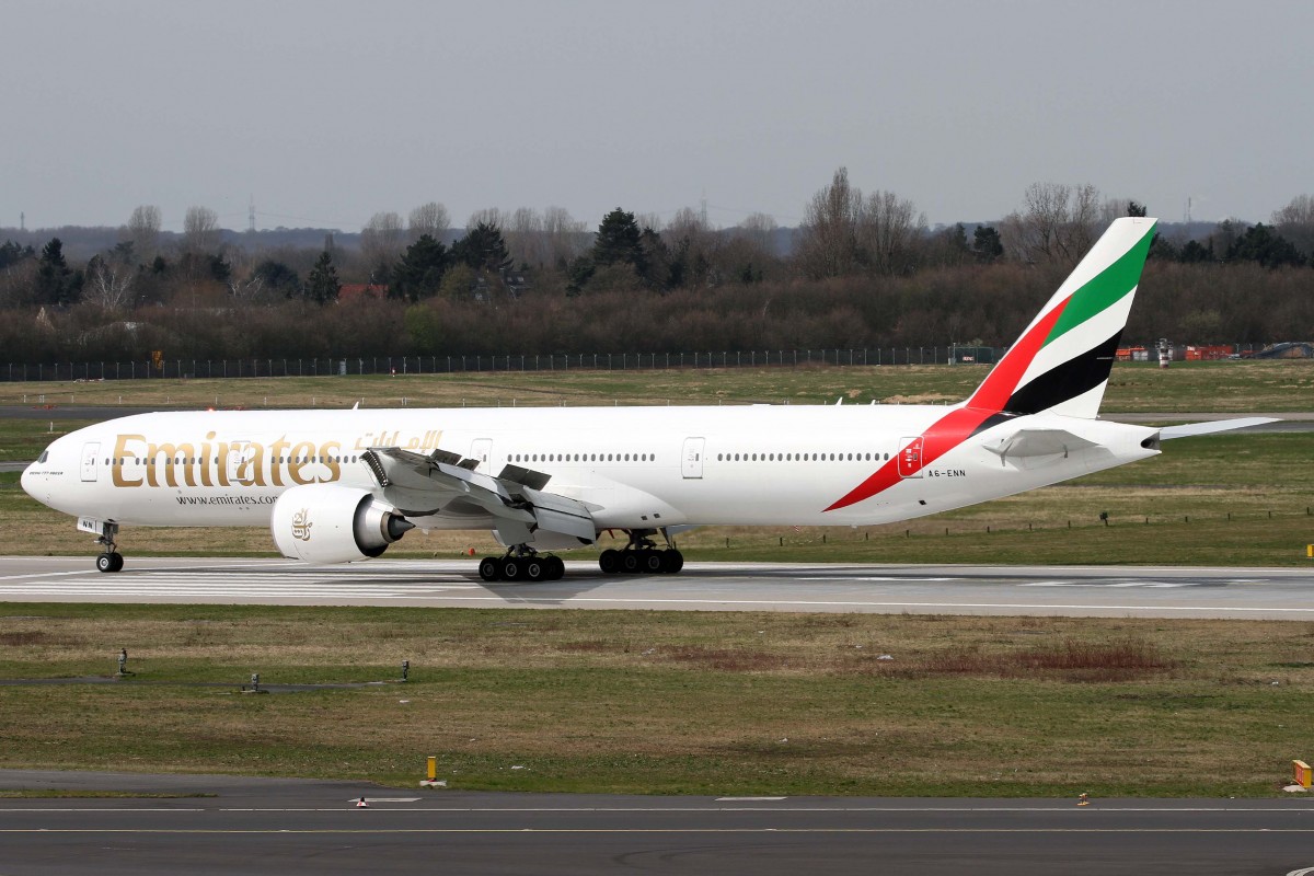 Emirates, A6-ENN, Boeing, 777-31H ER, 03.04.2015, DUS-EDDL, Düsseldorf, Germany