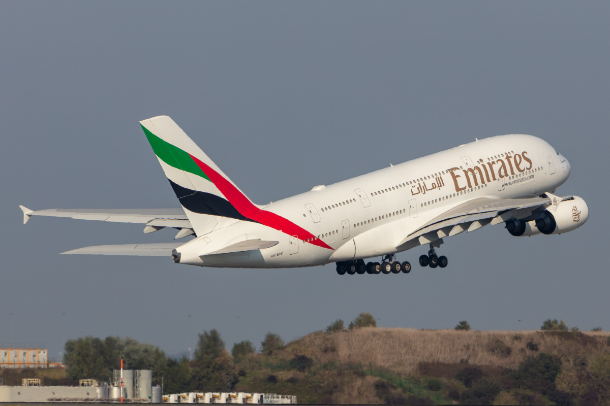 Emirates, A6-EOC, Airbus, A380-861, 10.10.2021, CDG, Paris, France