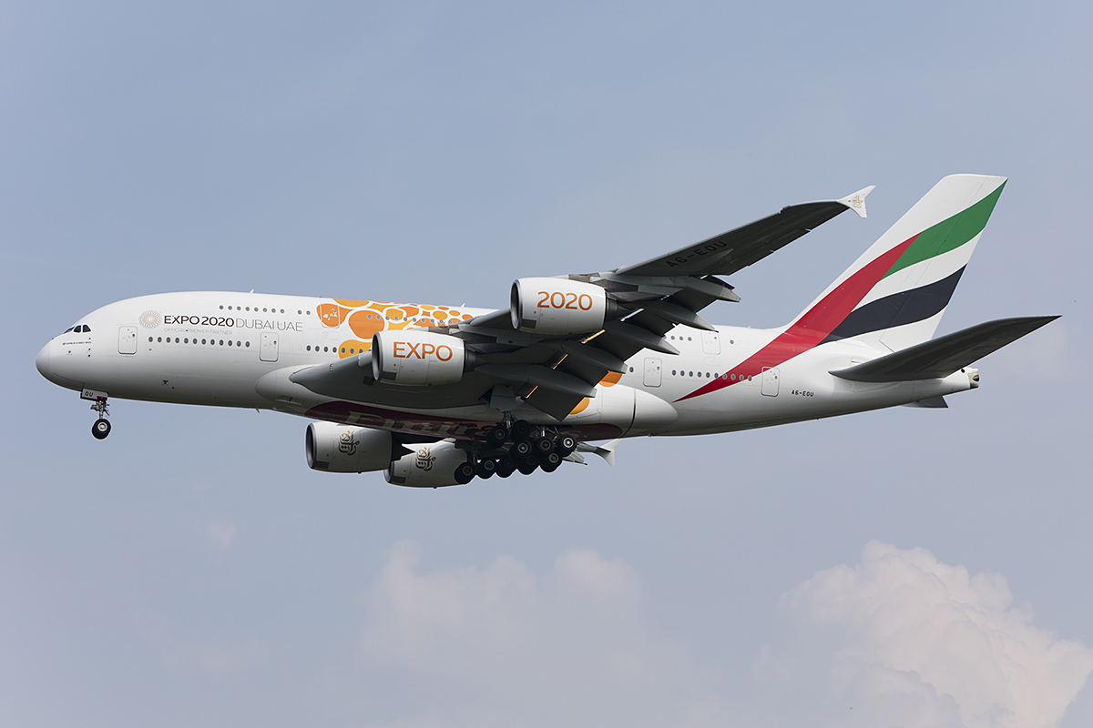 Emirates, A6-EOU, Airbus, A380-861, 06.09.2018, MXP, Mailand, Italy 



