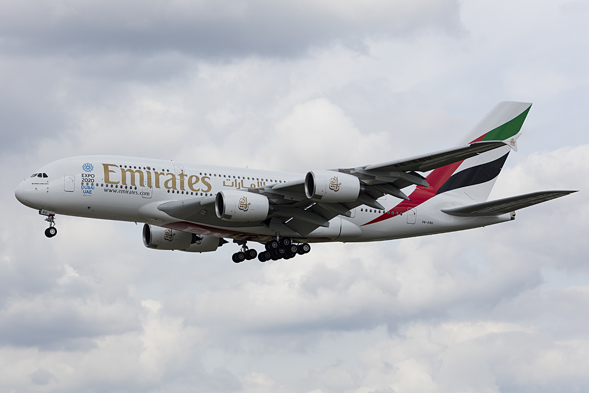 Emirates, A6-EOU, Airbus, A380-861, 21.05.2016, FRA, Frankfurt, Germany




