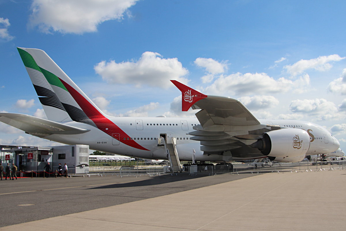 Emirates, Airbus A 380-842, A6-EHV, ILA, 11.06.2026