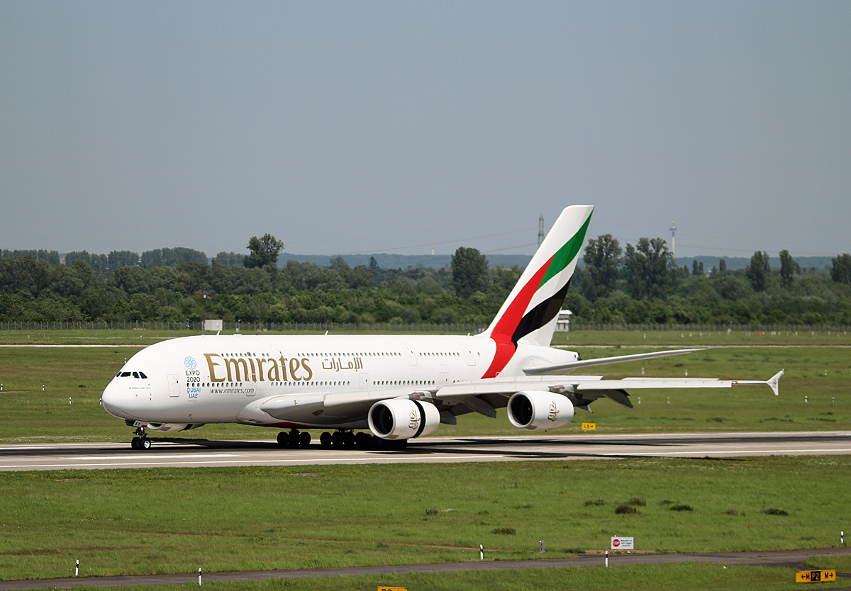 Emirates, Airbus A 380-861, A6-EEY, DUS, 17.05.2017