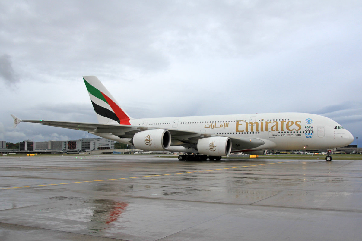 Emirates Airlines, A6-EOJ, Airbus A380-861, 1.Mai 2017, ZRH Zürich, Switzerland.
