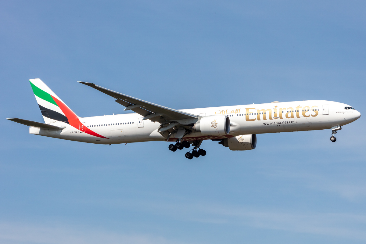 Emirates Airlines, A6-EQJ, Boeing, B777-31H-ER, 13.09.2021, FRA, Frankfurt, Germany