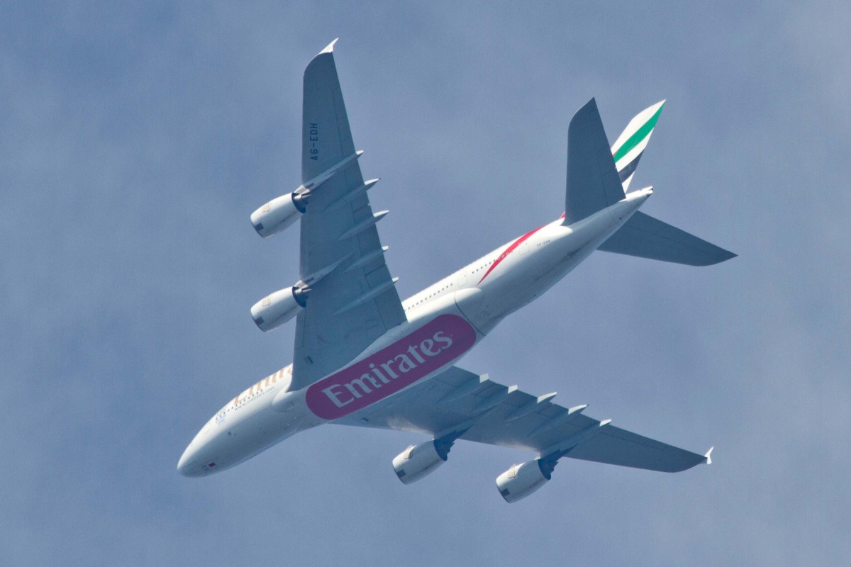 Emirates (EK-UAE), A6-EDH, Airbus, A 380-861 (Expo 2020 Dubai-Sticker), 22.08.2015, DUS-EDDL, Düsseldorf, Germany 