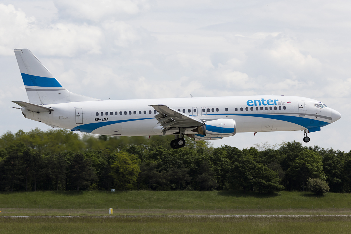 Enter Air, SP-ENA, Boeing, B737-4Q8, 18.05.2016, BSL, Basel, Switzerland 




