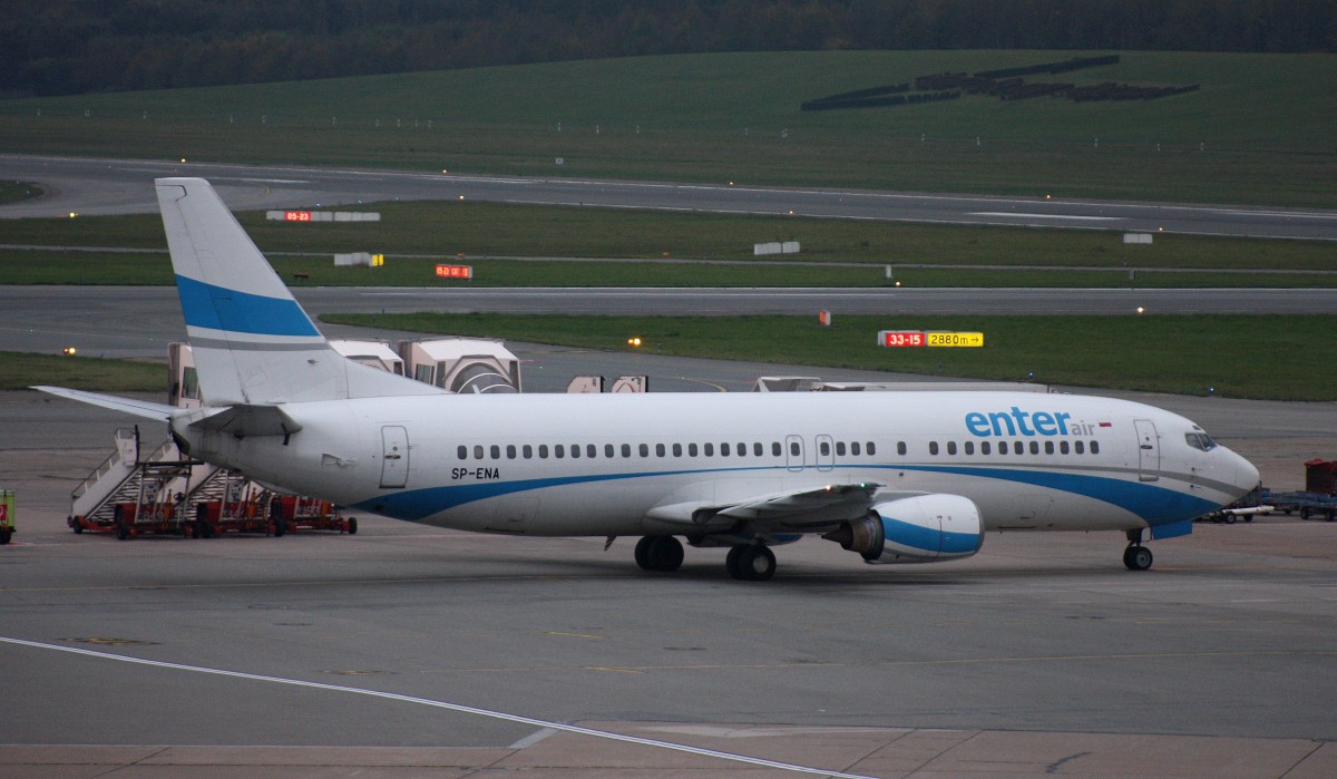 Enter Air, SP-ENA,(c/n 26320),Boeing 737-4Q8, 16.10.2014, HAM-EDDH,Hamburg, Germany 