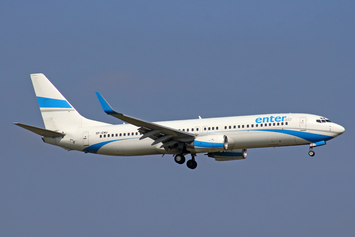 Enter Air, SP-ENU, Boeing 737-83N, 25.März 2017, ZRH Zürich, Switzerland.