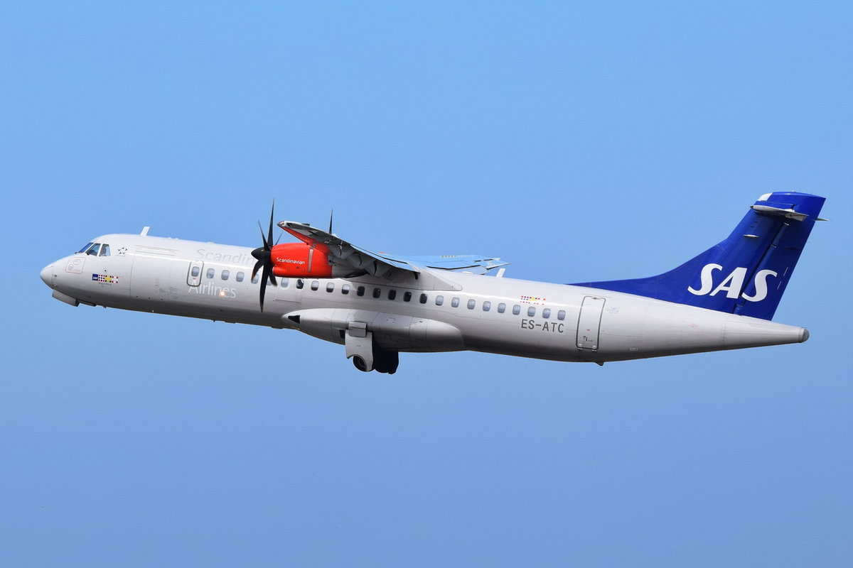 ES-ATC SAS Scandinavian Airlines ATR 72-600 (72-212A)  , TXL , 13.07.2018