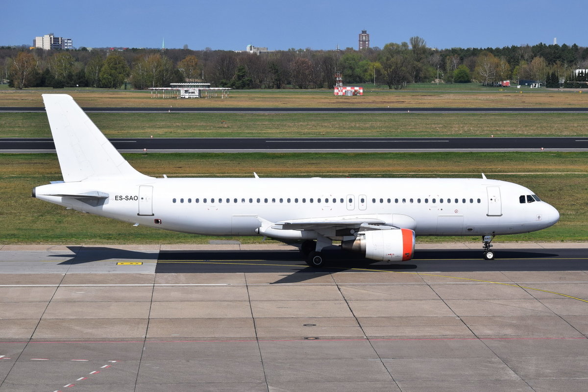 ES-SAO SmartLynx Estonia Airbus A320-214 , TXL , 17.04.2018